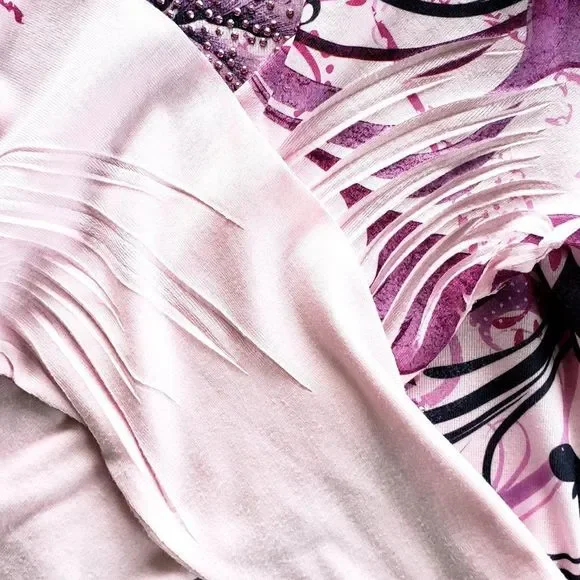 ** Style&co. Beaded Floral Top - Picture 7 of 8